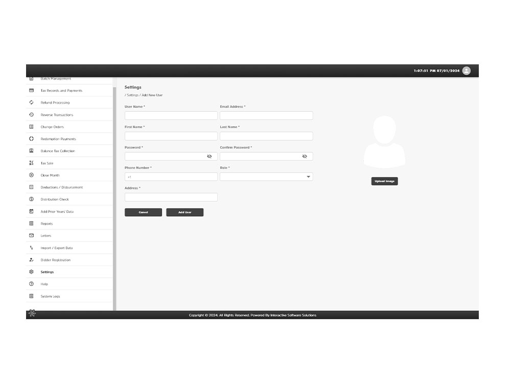 Taxwise Administration