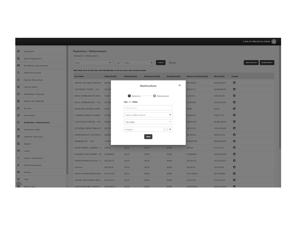 Taxwise Administration